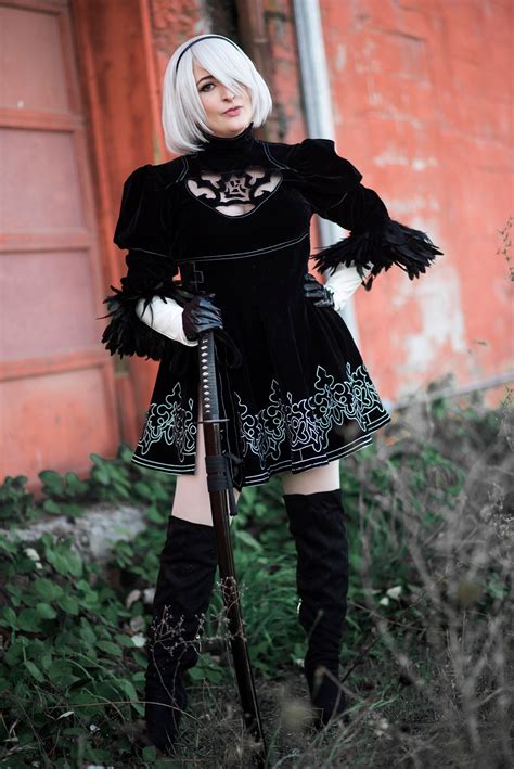 Sexy Nier Automata Yorha 2b Cosplay Suit Anime Women Outfit Disguise