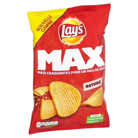 Chips Nature Max Lays Le Paquet De 120g à Prix Carrefour Puce