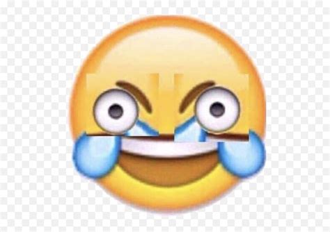 The First Cursed Emoji Open Eye Crying Laughing Emoji Transparent