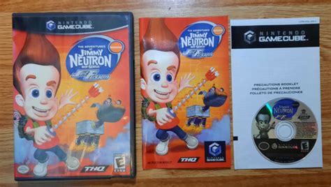 Adventures Of Jimmy Neutron Boy Genius Jet Fusion Nintendo Gamecube