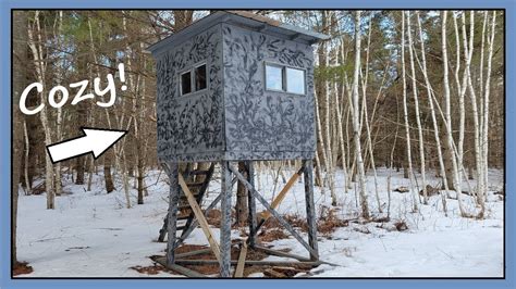 Deer Hunting Blind 5 X 6 Insulated Economy Build Youtube