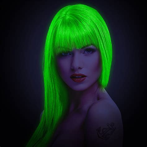 Crazy Color Renbow Semi Permanent Green Toxic Uv Hair Dye