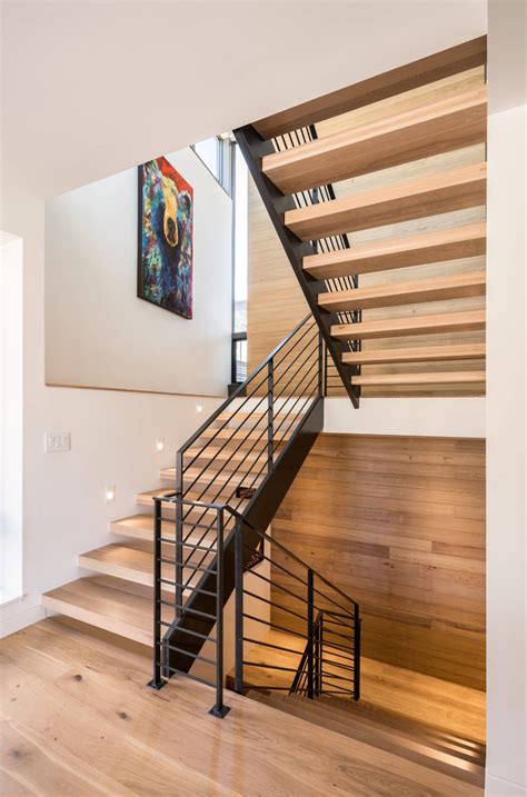 Trailhead Upside Down Home Contemporary Staircase Denver By Hmh