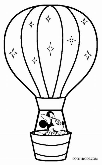 Balloon Coloring Air Pages Printable Cool2bkids