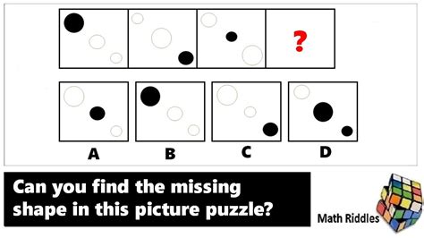 Math Riddles Iq Test Find The Missing Shape In These Picture Puzzles