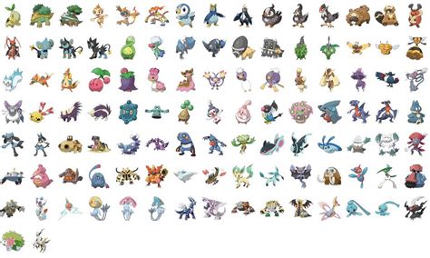 Single Type Pokémon Gen 4 Picture Click Quiz By Beforever
