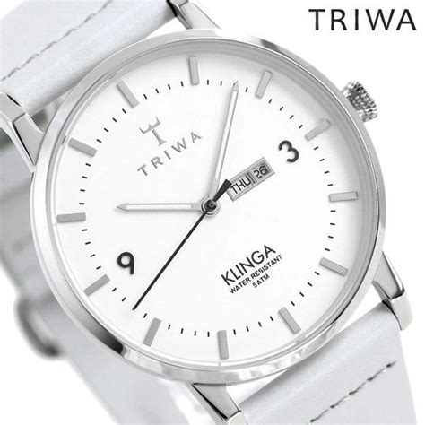 【訳ありアウトレット】triwa トリワ 時計 スウェーデン 北欧 デイデイト カレンダー 38mm ユニセックス 腕時計 クリンガ klst109 cl111512 klst109