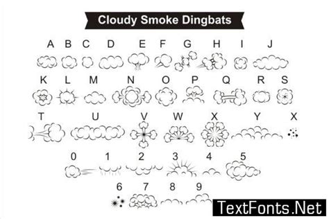 Cloudy Smoke Font