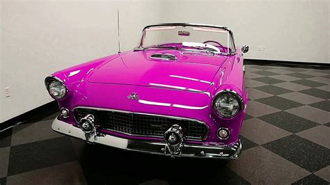 1955 Ford Thunderbird Hardtop Purple Colors 4k Video Youtube