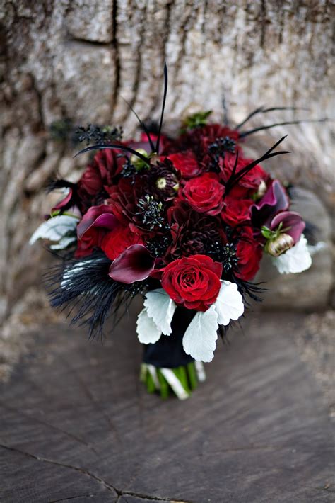 Eugene Wedding Flowers Melissas Black Bouquet