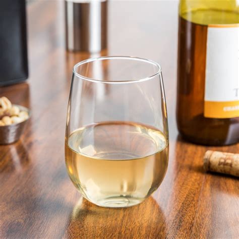 Libbey Oz Stemless White Wine Glass Case