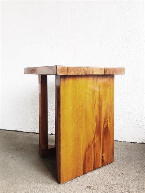 Modern Wood Side Table Maven Collective