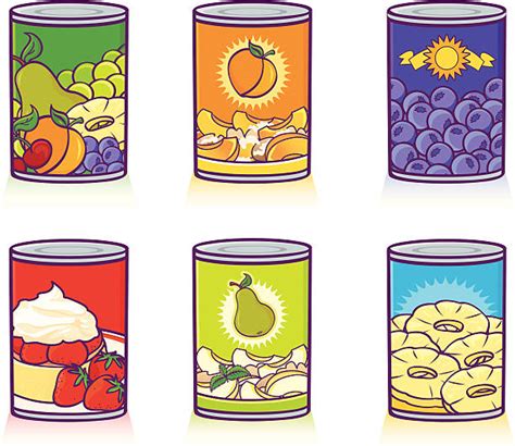 11300 Canned Fruits Stock Illustrations Royalty Free Vector Graphics