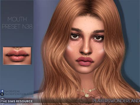 The Sims Resource Mouthpreset N38