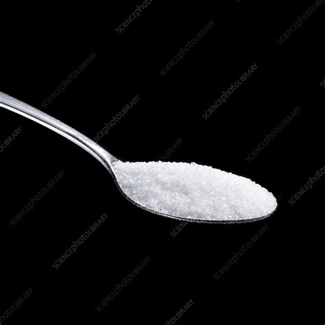 Sugar On A Spoon Stock Image F0122906 Science Photo Library