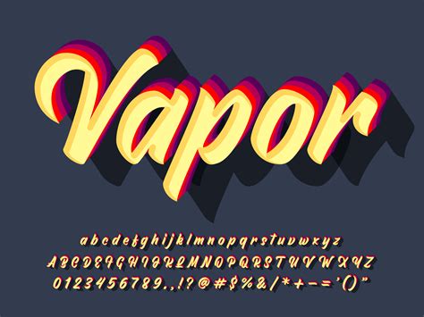 Vintage Retro Font With Brush Script Typeface 555575 Vector Art At Vecteezy