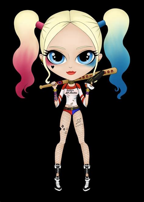 Chibi Harley By Candyfoxdraws On Deviantart Artofit