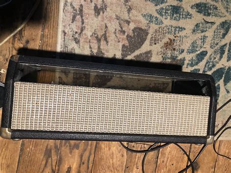 Fender Silverface Bassman Cabinet Original Black Reverb