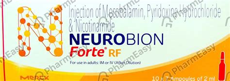 Buy Neurobion Forte Injection 2ml Online At Flat 15 Off Pharmeasy