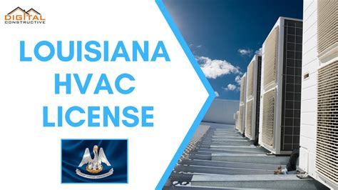 How To Get The Louisiana HVAC License Requirements Scope Of Work