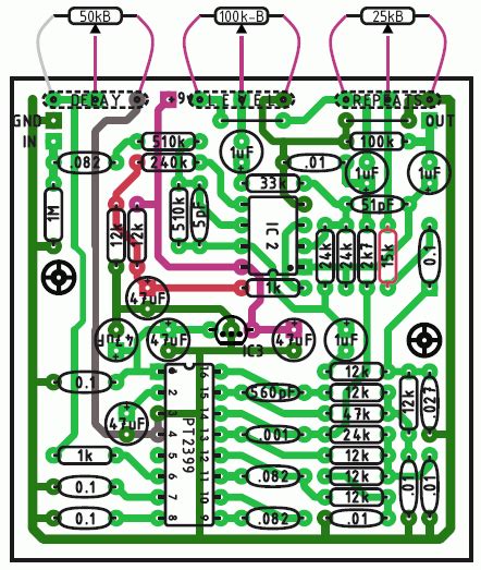 Pt2399 Reverb Circuit Diagram