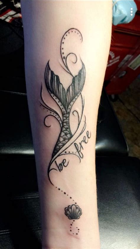 Mermaid Tail Tattoo Beautifulmermaidtattoo Татуировка русалка Вдохновляющие татуировки и