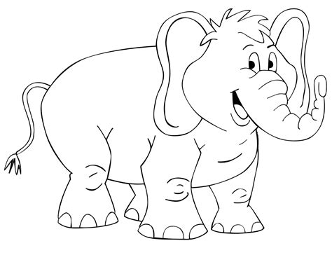 Download Gambar Gajah Untuk Mewarnai Kumpulan 10 Gambar Gajah Yang