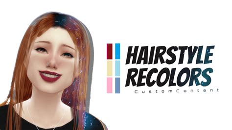 Sims 4 Custom Content Hair Colors