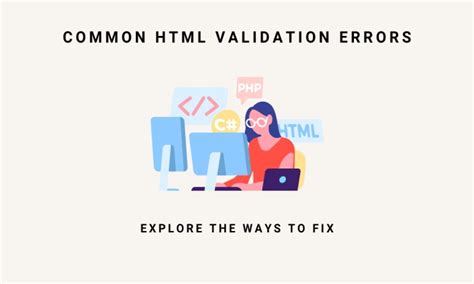 HTML Validator Code How To Fix Common HTML Validation Errors