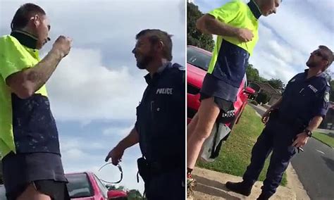 Incredible Moment Police Officer Threatens To Bash A Tradie Daily