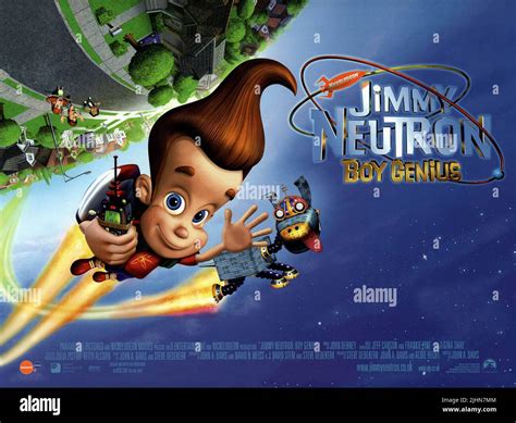 Jimmy Goddard Jimmy Neutron Boy Genius 2001 Stock Photo Alamy