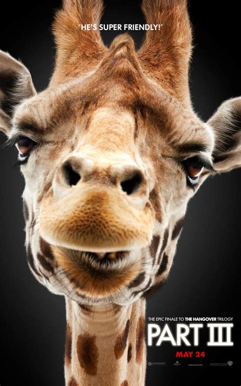 John Goodman Und Eine Giraffe Zieren Die Neuen Hangover 3 Poster
