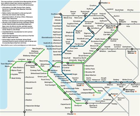 Merseyrail Train And Rail Maps And Reviews