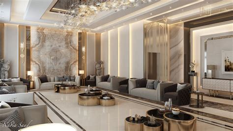 Neoclassic Ground Floor Reception In Kuwait City On Behance Luxury