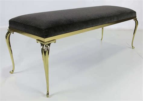 Italian Brass Bench Pair Available At 1stdibs