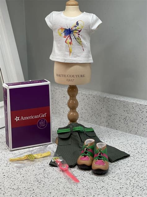 American Girl Lea Hike Outfit Shirt Pants Boots Watch Gr8 4 Mckenna Saige For Sale Online Ebay