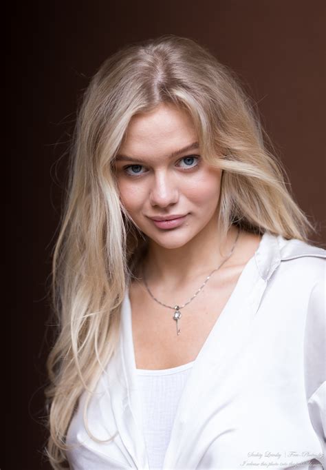 photo of oksana a natural blonde 19 year old girl photographed in july 2021 by serhiy lvivsky