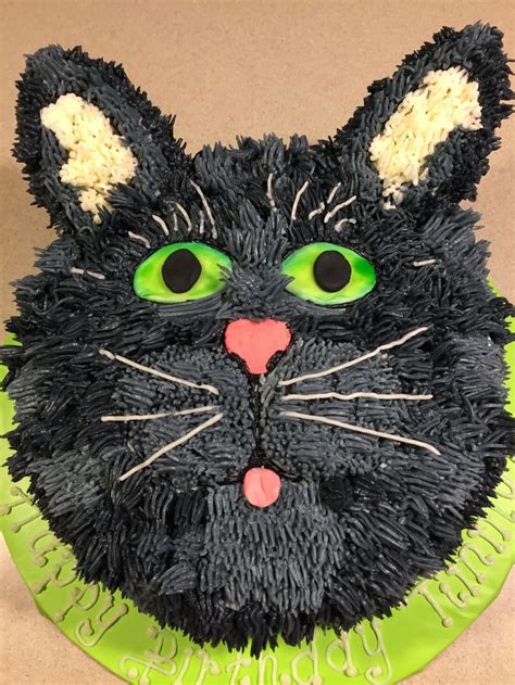 Black Cat Birthday Cake Birthday Cake For Cat Cat Birthday Black