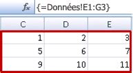 Instructions Et Exemples De Formules Matricielles Excel