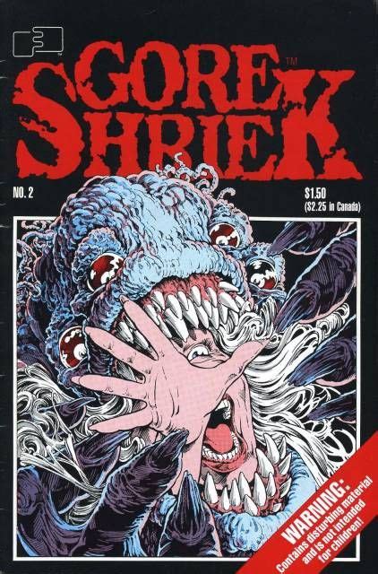 Gore Shriek Vol 1 2 Fantaco Cover Art By Bruce Spaulding Fuller
