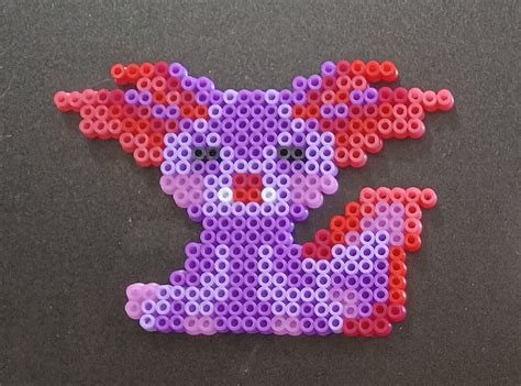 Cute And Colorful Chibi Axolotl Hama Fuse Perler Bead Art Etsy