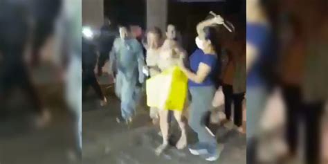 VIDEO Golpean y desnudan a presunto ladrón en Actopan Mira Hidalgo