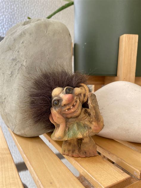 Nyform Norwegian Troll 1965 Vintage Handmade Troll Girl With Etsy