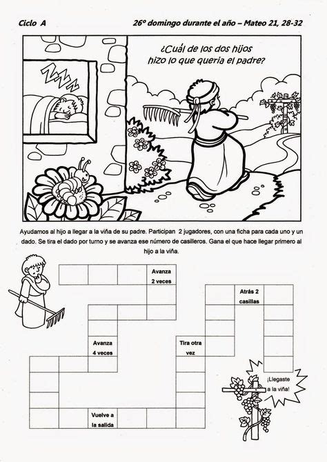 El Rincón De Las Melli Liturgia Ciclo A Crucigramas Bíblicos Hijo