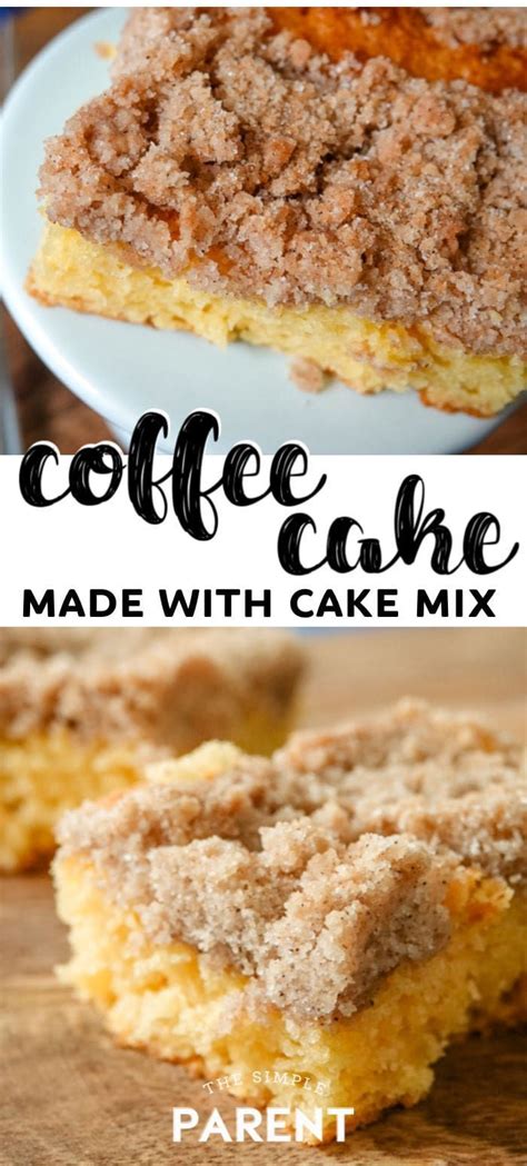By 1879, coffee cakes were very popular in america. Cake Mix Coffee Cake is an easy breakfast recipe to make ...
