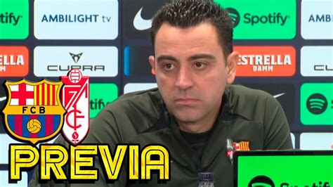 RUEDA PRENSA XAVI FC BARCELONA V GRANADA CF YouTube
