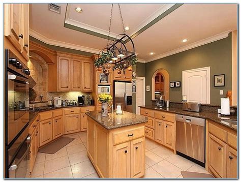 In my opinion this is too dark and once again just dates the space and makes it feel. MODERN Country KITCHEN with Oak Cabinets | Home Interior ...