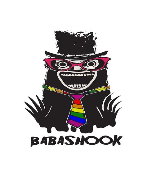 babashook gay pride lgbt babadook tee icon queen dook cult film brother digital art by ryan