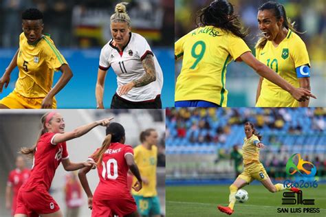 Nas quartas de final do futebol feminino nos jogos olímpicos. Olimpiadas Río 2016: Comenzó el fútbol femenino con muchos ...
