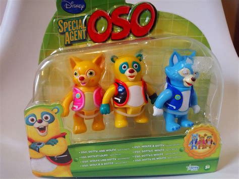 Disney Special Agent Oso Oso Dotty And Wolfie Special Agents Figure Pack